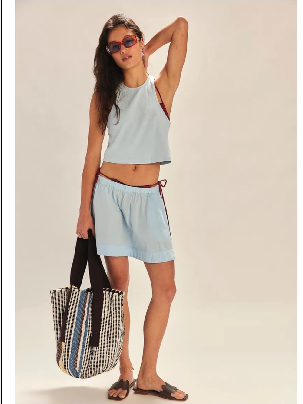 Free People Free-est Milani Set in Blue Snowflake Women’s Size Small NWT